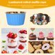 thumbnail image 5 of 100 piezas Cupcake Liners Muffin Cupcake Baking Cup Utensilios para hornear de cocina (oro azul) Libre de BPA, 5 of 6