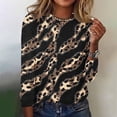 thumbnail image 3 of Cilsoka Women's Casual Long Sleeve Shirts Vintage Print Pullover Top Fall Fashion Outfits Clothes, 2026 Trendy Ciothing, 3 of 6