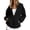 137#Black, variant on Womens Zip Up Hoodies 2026 Y2K Casual Long Sleeve Zipper Sweatshirts Fall Winter Comfy Track Jackets with Pockets Navy XL