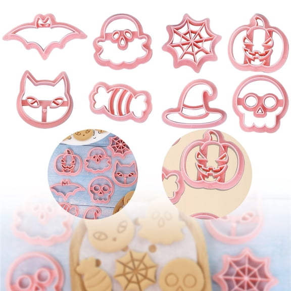 Clearance Under $5 Halloween Keksausstecher Set Halloween Keksform Geist Ausstecher Set | Geistermuster Design Keksausstecher For Kuchenfullungen Kuc for Home & Kitchen