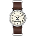 thumbnail image 2 of Timex Tribute NFL Weekender 40mm Correa de Cuero de Cuarzo para Hombre, Marrón, Reloj Casu Timex Timex Tribute, 2 of 2