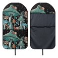 thumbnail image 6 of POLERO Front Seat Cover Machine Washable Microfiber, Compatible with Van Truck Seat, for Cars Trucks SUVs, Mushroom Snail Print, 6 of 7