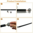 thumbnail image 4 of 41CM Lamp Post Cross Arm Ladder Stand Metal Flagpole Cross Pole Garden Lamp Post Cross Stretcher Bracket, 4 of 5