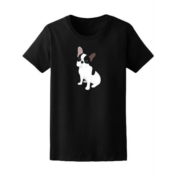 French Bulldog Cartoon T-Shirt Women -Image by Shutterstock, Female Medium