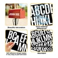 thumbnail image 3 of 1000 Pcs Waterproof 2" Vinyl Alphabet & Number Stickers - Self-Adhesive for Mailboxes, Windows, Doors, Signs, Vehicles & More, White, 3 of 6