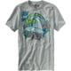 thumbnail image 1 of Camiseta gráfica de acuarela para hombre Aeropostale, gris, grande, 1 of 1