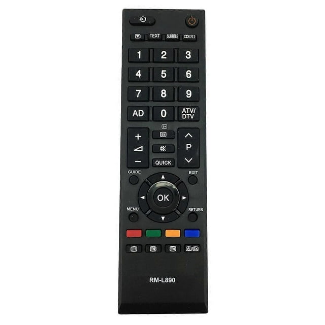 Control remoto universal más nuevo, reemplaza el control remoto de TV Toshiba para todos los televisores Toshiba, reemplazo para LCD HDT