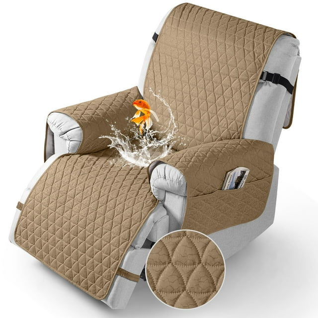 Funda reclinable impermeable TAOCOCO con granulado antideslizante Camel