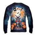 thumbnail image 2 of Happy Halloween Vampire Devon Rex BOO with Pumpkins Fun and Spooky All Over Print 3D Sweatshirt Unisex Merch Cat Lover Kitten Owner Gifts - 00018, 2 of 6