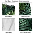 thumbnail image 4 of luoweisi Men's Beach Shorts Quick Dry Swim Trunks with Mesh Lining Tropical Leaves S, 4 of 5