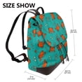 thumbnail image 2 of Balery Colorful Crab Mochila de Cuero para Mujeres, Gran Capacidad, Bolsa de Viaje Multifuncional, Mochila de Cuero y Bolsa de Hombro para Mujeres, 2 of 4