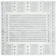 thumbnail image 6 of SAFAVIEH Parma Yvonne Geometric Shag Area Rug, Grey/Ivory, 4' x 6', 6 of 9