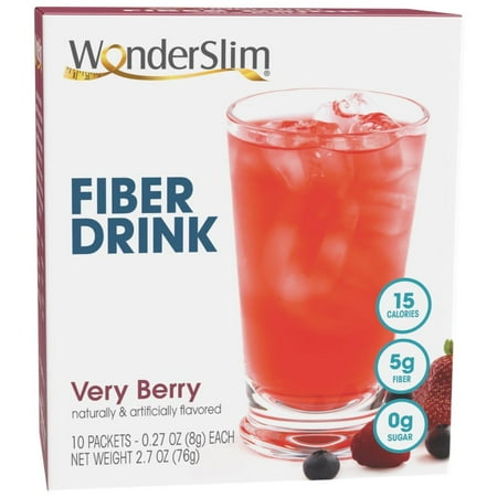 WonderSlim Fiber Drink, Very Berry (10ct)