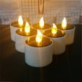 thumbnail image 4 of YIEMEEN Solar Powered LED Candle Light Yellow Flicker Lamp Festival Wedding Romantic, 4 of 13