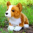 thumbnail image 2 of TAMMYFLYFLY Pugsly Pug - Perro de peluche para cachorro, 12 pulgadas (corgo), 2 of 3