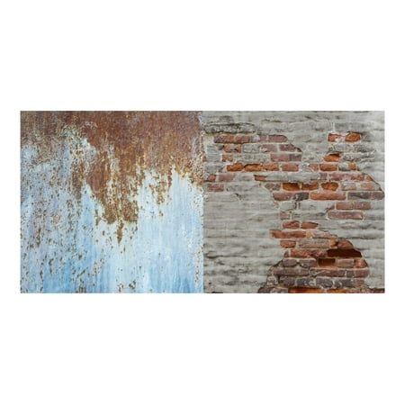 UPC: 0870862008236 | 5×7  Urban Collapsible Background  Rusty Metal/Plaster Wall