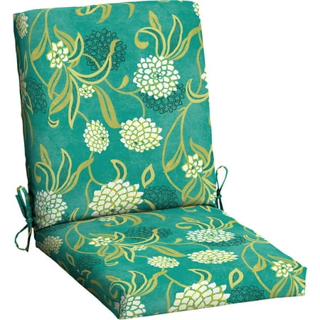 Mainstays Outdoor Patio Dining Chair Cushion Walmart Com