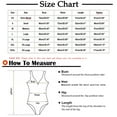 thumbnail image 3 of One Piece&nbsp;Swimsuit&nbsp;Women,Women's Suspender Abdominal Swimsuit V-neck Strap Back Swimsuit,Tummy Control&nbsp;Swimsuits for Women, 3 of 9