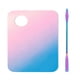 thumbnail image 1 of Conjunto de espátula y paleta para base de Unique Bargains, kit profesional portátil de herramientas para artistas de maquillaje de titanio iridiscente, 1 of 5