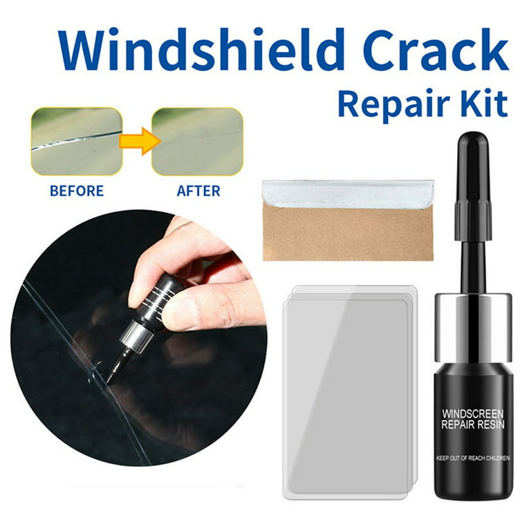 5PCS Automotive Glass Nano Repair Fluid-Car Windshield Repair Resin Cracked Glass  Repair Kit,Glass Corrector Set, Crack Repairing for Car 