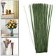 thumbnail image 4 of 100x Alambre Floral 24cm Verde Sunnimix Material para Floristería DIY Ramo Ramita Tallo, 4 of 8
