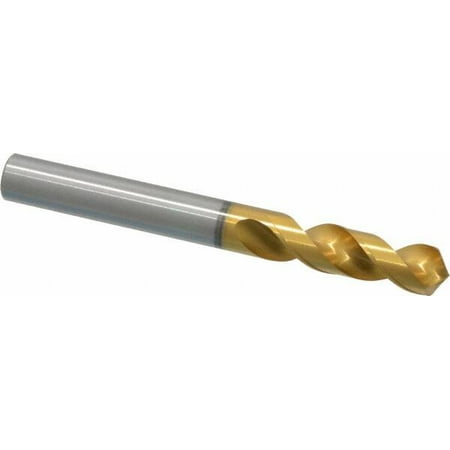 

OSG 9.99998mm 120° Spiral Flute Vanadium HSS Screw Machine Drill Bit TiN Finish Right Hand Cut 43mm Flute Length 93mm OAL Faceted Point Straight Shank