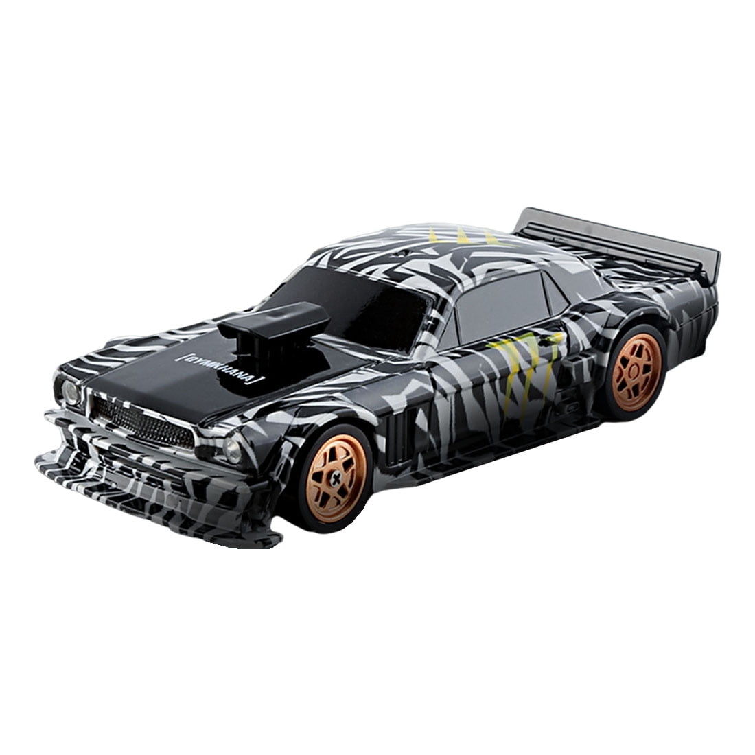 RC Drift Car, 1/43 Scale 2.4G 4WD Full Proportional Control Mini Electric Racing Drift Car with Lights Set, Hobbyist Gift for Teens and Adults