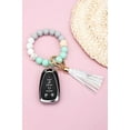 thumbnail image 6 of Silicone Color Block Key Ring Bracelet, 6 of 11