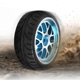 thumbnail image 3 of 4Pcs 1/10 RC Car Wheels Rubber Tires Aluminum Alloy Rims Spare Parts (Blue Concave), 3 of 4
