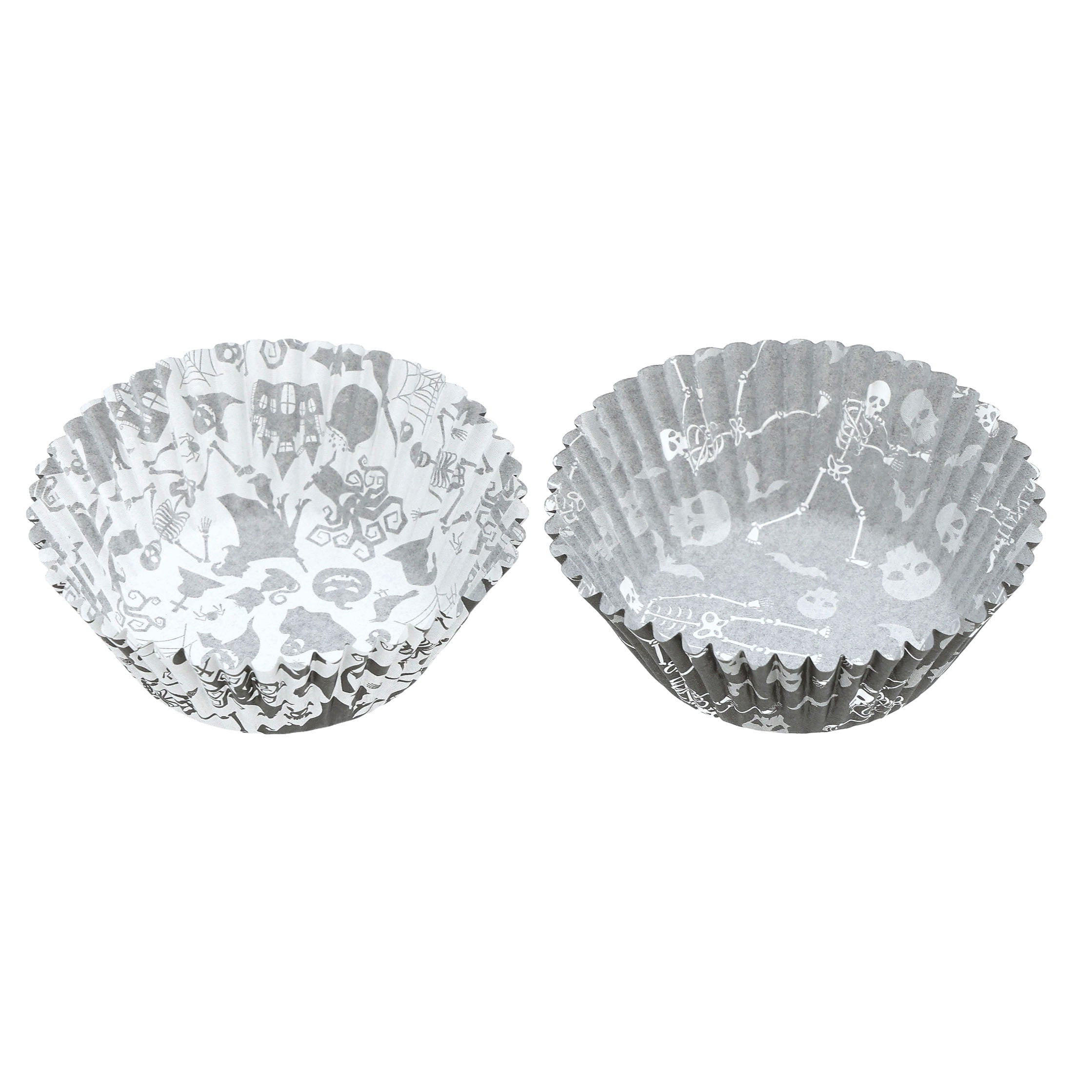 Great Value Skeleton Cupcake Liners, 48 Count