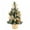 Gold, variant on Mini Tabletop Christmas Tree with Ornaments, Artificial Christmas Tree for Home Office Holiday Decorations, Decorated with Balls and Pine Cones