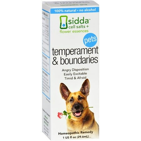 Pet Essences - Sidda Flower Essences Temperment and Boundaries - Pets - 1 fl oz Pet Supplements