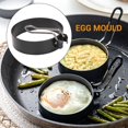 thumbnail image 4 of Pack Of 6 Fried Egg Mould Stainless Steel Egg Ring Pancake Mould, 4 of 5