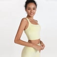 thumbnail image 3 of Strappy Yoga Sports Bras for Women Padded Criss-Cross Back Tank Tops, 3 of 5