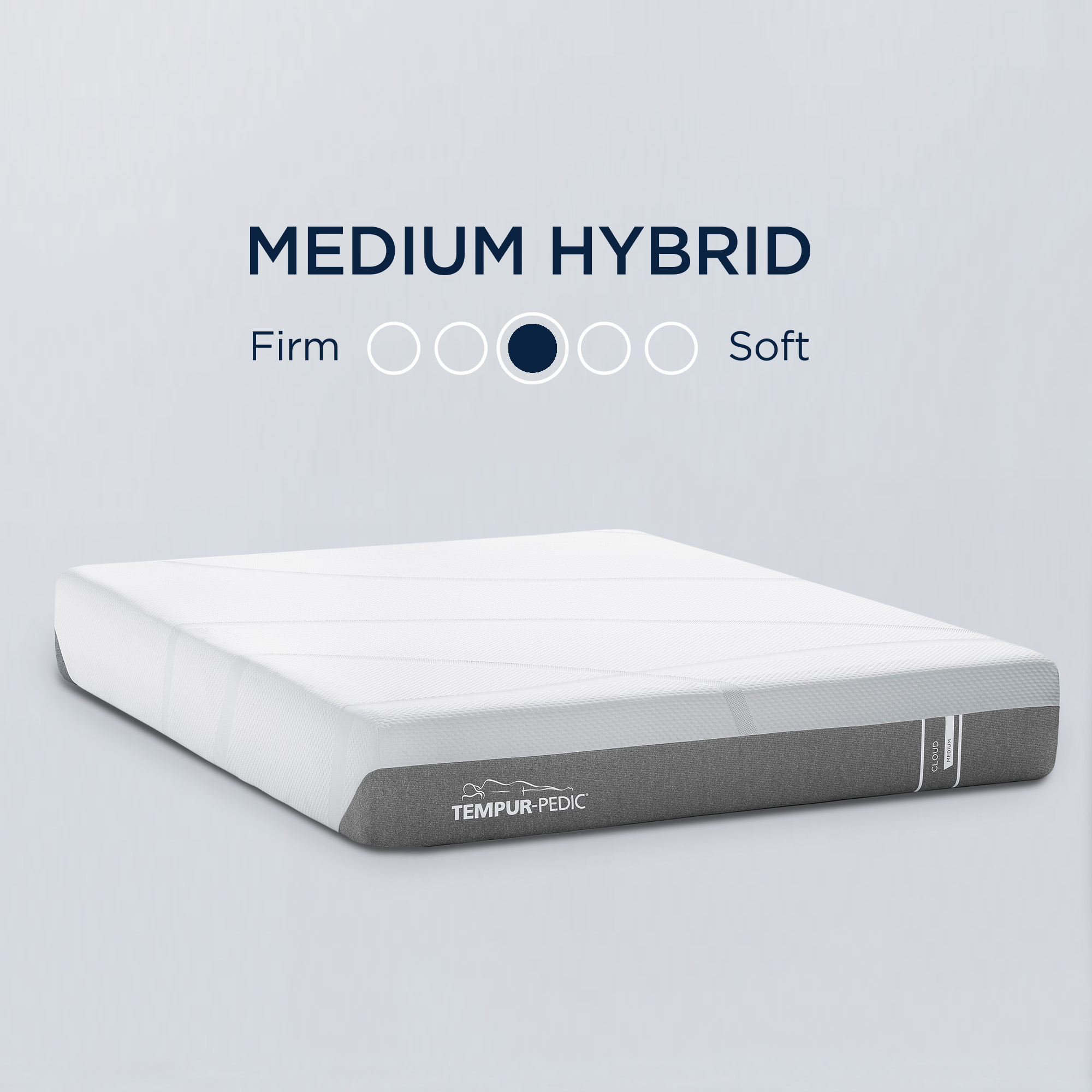 Tempur-Pedic Cloud Medium Hybrid Memory Foam Bed in a Box, King Size - image 4 of 6