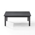 thumbnail image 3 of Crosley Furniture Table Basse Extérieure Moderne en Métal Clark Noir Mat, 3 of 6
