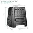 thumbnail image 2 of Costway Garden Compost Bin from BPA Free Material 100 Gallon(380L) Outdoor Composter, 2 of 10