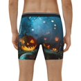 thumbnail image 2 of Men's Boxer Briefs, Spooky Halloween Soft and Breathable Mens Underwear Boxer Briefs With Widen Waist, 2 of 5
