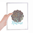 thumbnail image 1 of Carnet de Peinture Fleur Marron Journal Rechargeable Papeterie, 1 of 3