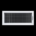 thumbnail image 3 of Fits 20x8 Duct Opening Steel Adjustable Air Supply Grille by Handua | Register Vent Cover Grill for Sidewall and Ceiling | White | Outer Dimensions: 21.75" X 9.75", 3 of 9