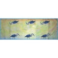 thumbnail image 1 of Betsy Drake Blue Heron 13'' x 54'' Polyester Table Runner, 1 of 1
