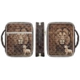 thumbnail image 3 of Xixirimido Bible Cover Case for Men Large Bible Cover with Handle Quilted Bible Carrying Case Bag Bible Study Supplies Accessories, Cross Lion Lamb, 3 of 7