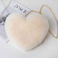 thumbnail image 1 of Bolso de amor para San Valentín, bolso de peluche con forma de corazón, bolso cruzado para mujer, bolso pequeño con forma de corazón de melocotón para mujer, 1 of 6