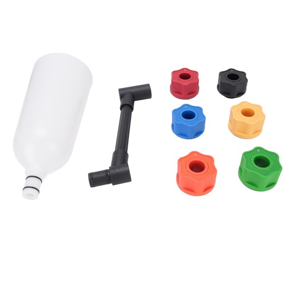 Automotive Engine Oil Dispenser Funnel Kit, Engine Oil Funnel Set Translucence for Oil Change
