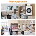 thumbnail image 7 of TSV 3-Section Foldable Laundry Hamper, Collapsible Laundry Baskets with Handles, Space-Saving Clothes Pop Up Hamper for Home, Travel, Dorm, 7 of 7