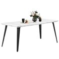 thumbnail image 1 of Homy Casa Dining Table for 4-6 Person - Kitchen Din Table for Kitchen Dining Room, Marble, 1 of 7