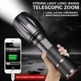 thumbnail image 2 of LSLJS Rechargeable Flashlight High Lumens, Super Bright High Powered Flash Light with Power Bank Function for Phone, USB Charging Waterproof Zoomable Handheld LED Flashlights for Camping Emergency, 2 of 8