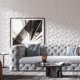 thumbnail image 4 of Art3dwallpanels Paquete de 50 paneles de pared 3D de diamante de PVC 30 x 30 cm, 4 of 9
