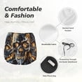 thumbnail image 4 of Balery Fiery Skull Trio Pantalones cortos deportivos para mujer con forro y dos bolsillos, elásticos, para entrenamiento, gimnasio, yoga-Medium, 4 of 7