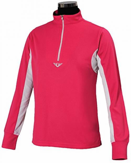 TuffRider Kids Ventilated Technical Long Sleeve Sport Shirt with Mesh